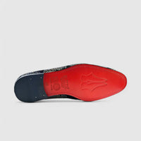 Elitto Bling Dress Loafers 1805 Black Suede Loafers | familyshoecentre