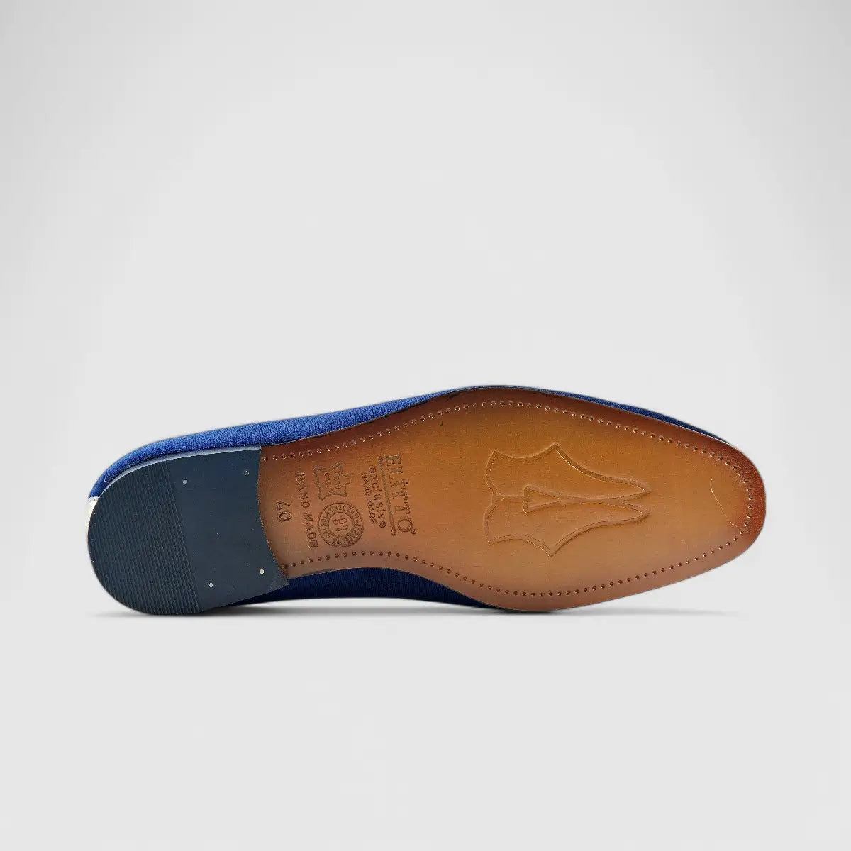 Elitto Bling Dress Loafers 7342 Navy Loafers | familyshoecentre
