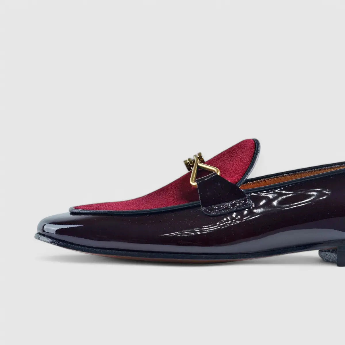 Elitto Dress Loafers 11457 Burgandy Loafers | familyshoecentre