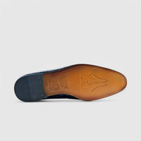 Elitto Dress Loafers Navy 11620 Loafers | familyshoecentre