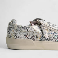 Eternal Ladies Leather Sneaker Gold Platin Hologram 204A3032D Sneakers | familyshoecentre