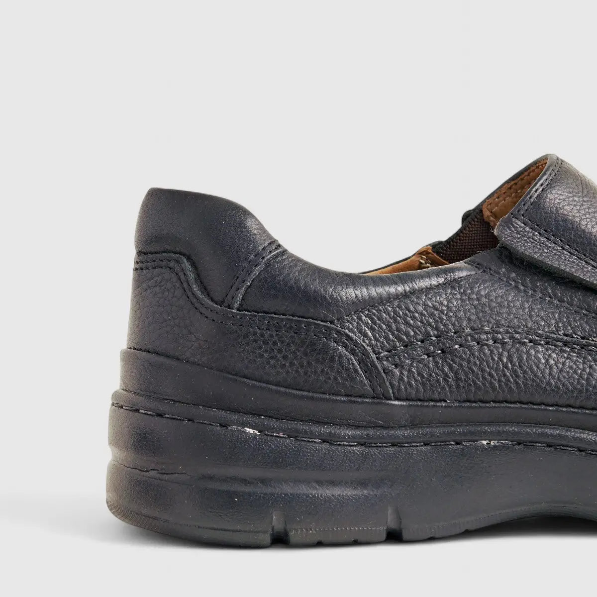 Anatomic Leather Comfort Slip On Black 383820 AN136 Slip-ons | familyshoecentre