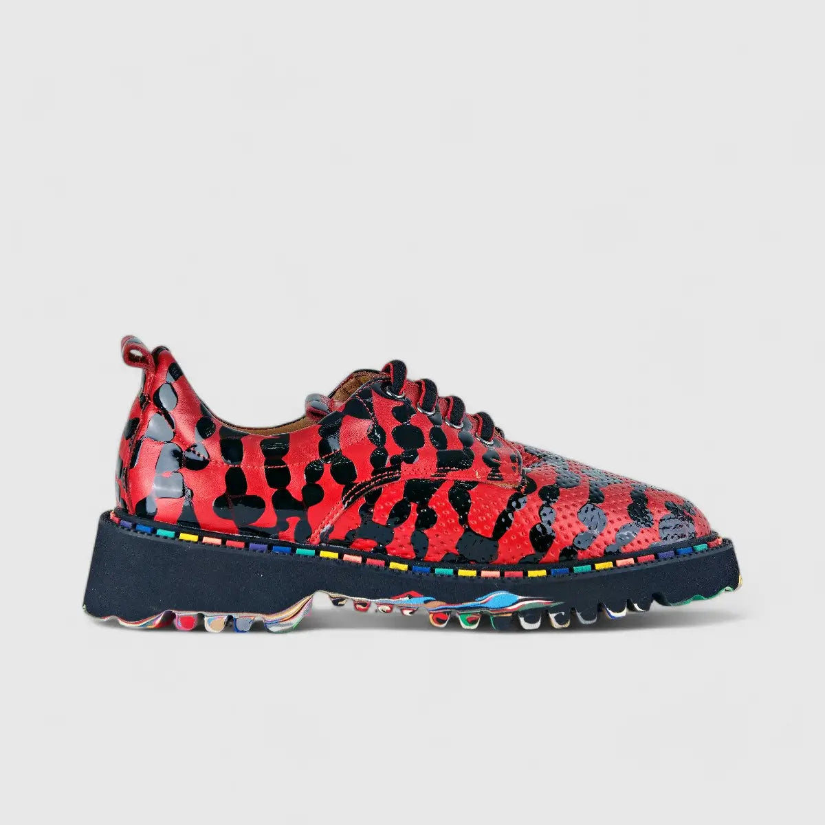 Rovigo Oxfords Red Multi 333 Oxfords | familyshoecentre