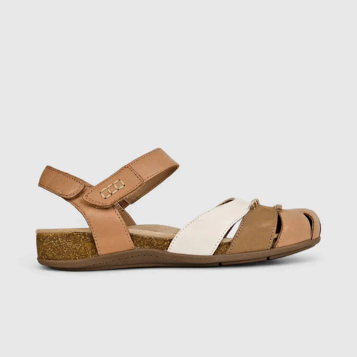 Hotter Ladies Comfort Fisherman Sandal Denali Tan Multi HT82