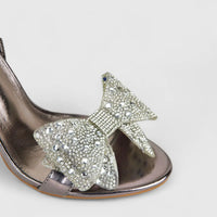 Bulbul Ladies Evening Heel Sandal LU019 Pewter