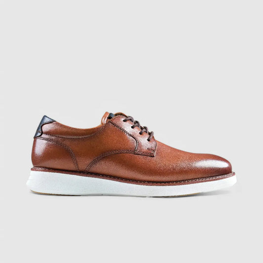Florsheim Launch Plain Toe Lace Up Cognac 14440 FT29