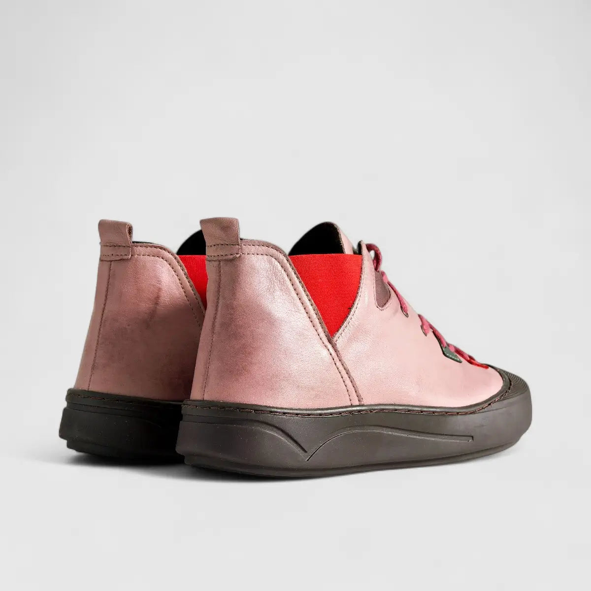Karyoka Comfort Leather Boots 1015 Lilac Boots | familyshoecentre