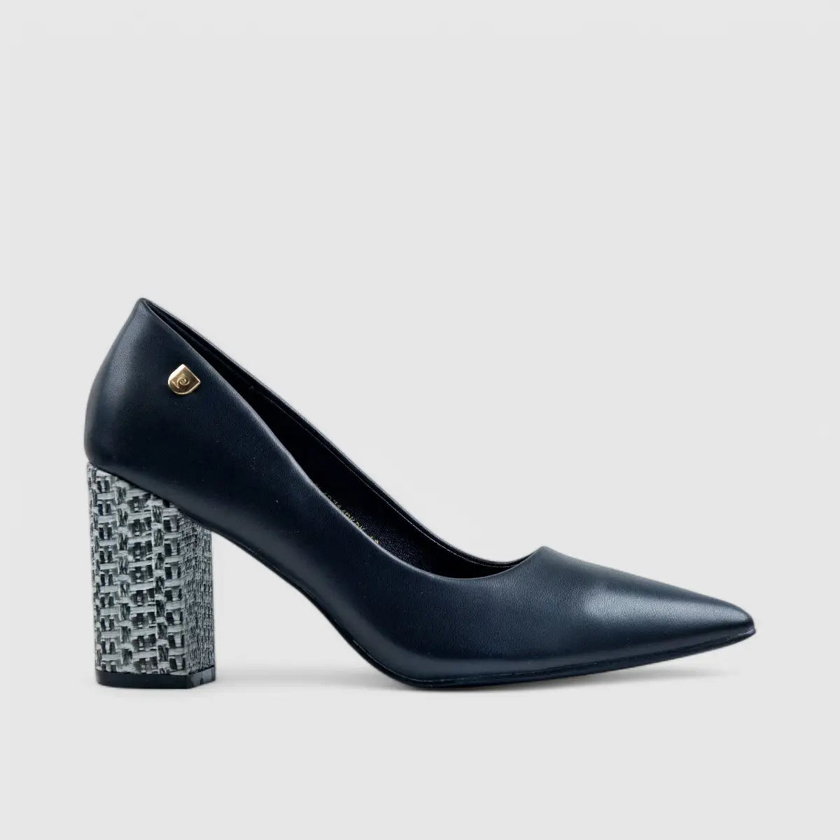 PC Dress Heel Court Shoe Black 10711
