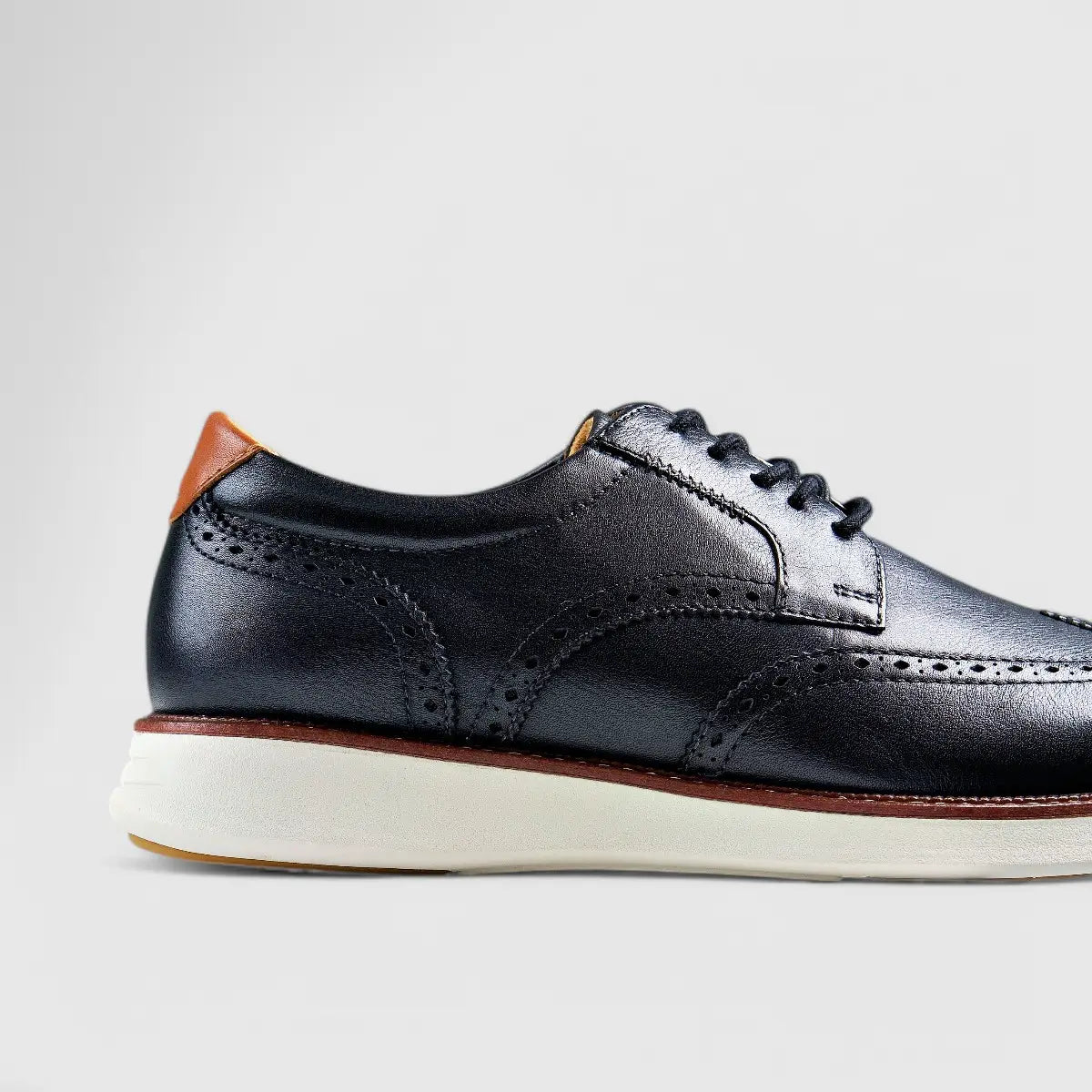Florsheim Launch Wingtip Lace up Black 14439 FT27 Oxfords | familyshoecentre