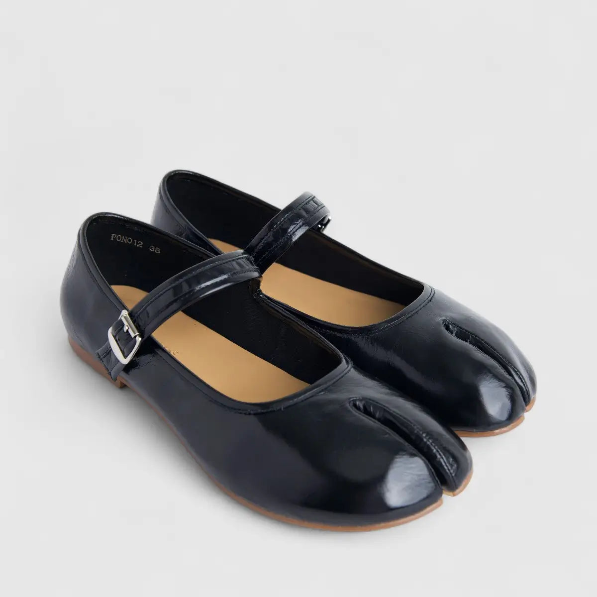 Morbido Ladies Leather Pump Black PON012