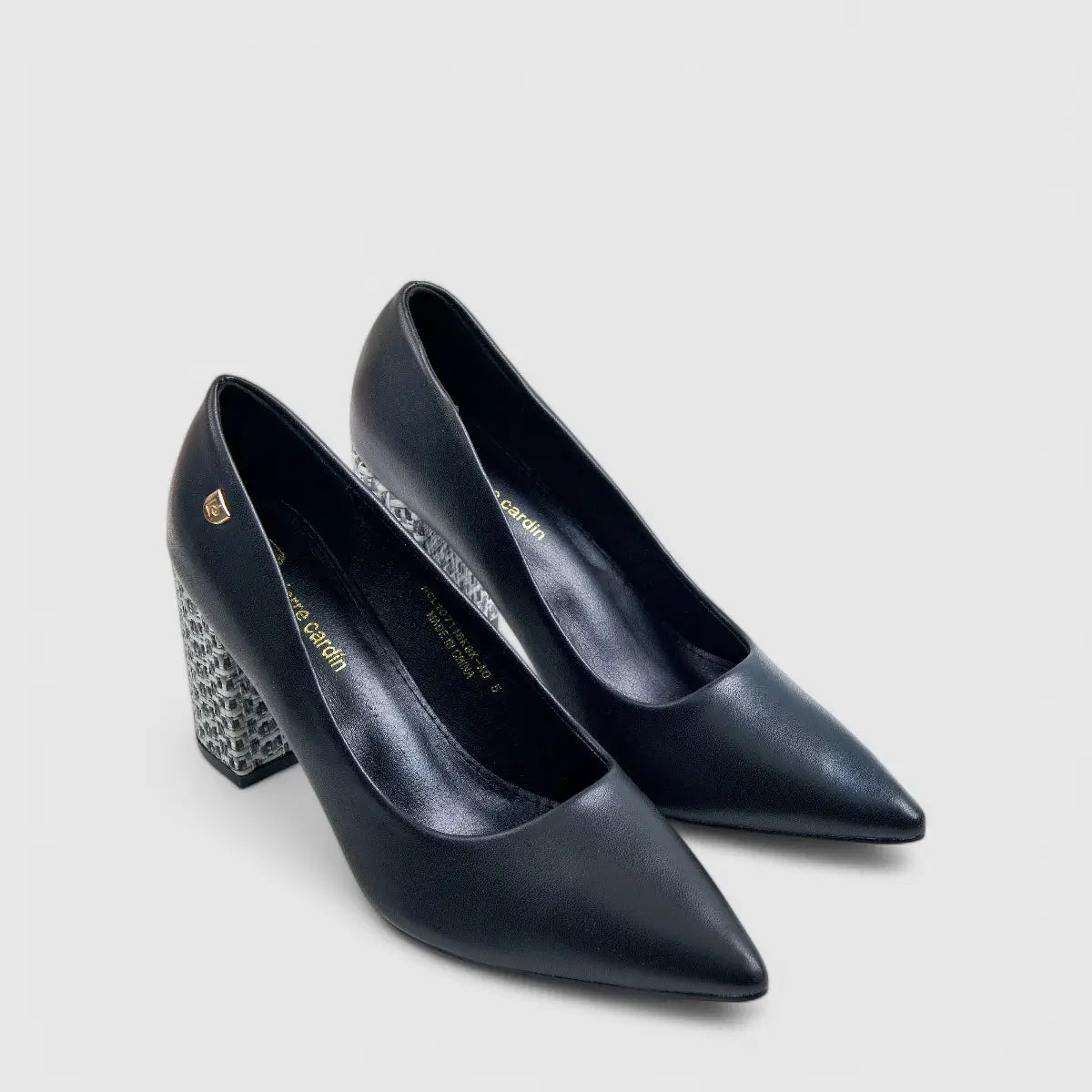 PC Dress Heel Court Shoe Black 10711