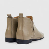 Hush Puppies Ladies Leather Ankle Boot Coraline 2 HPL01494 Mushroom DB34