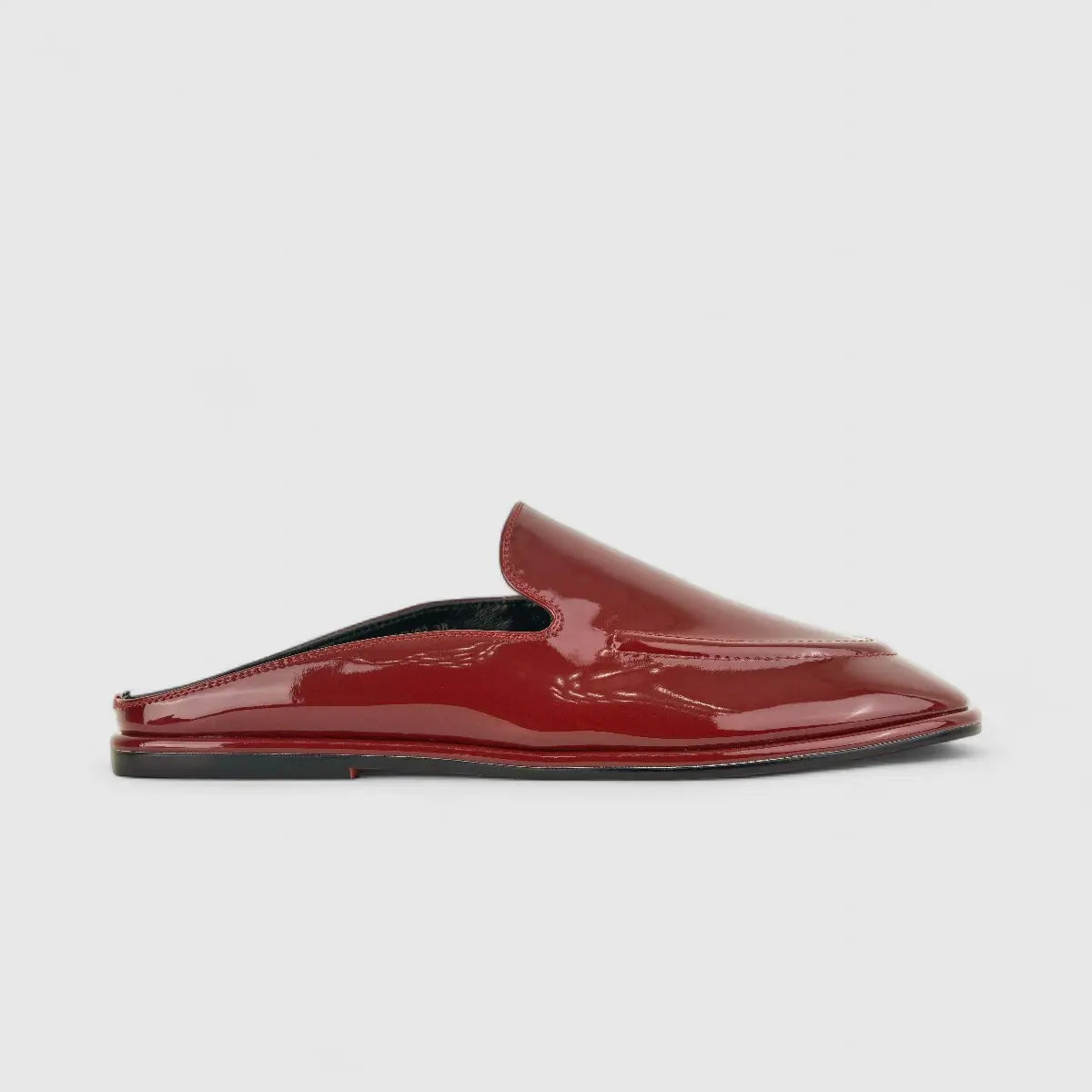 Bulbul Ladies Leather Mule LAR-02 Dark Red