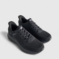 Skechers Mens Bobs Squad Chaos Black 118312 Sneakers | familyshoecentre