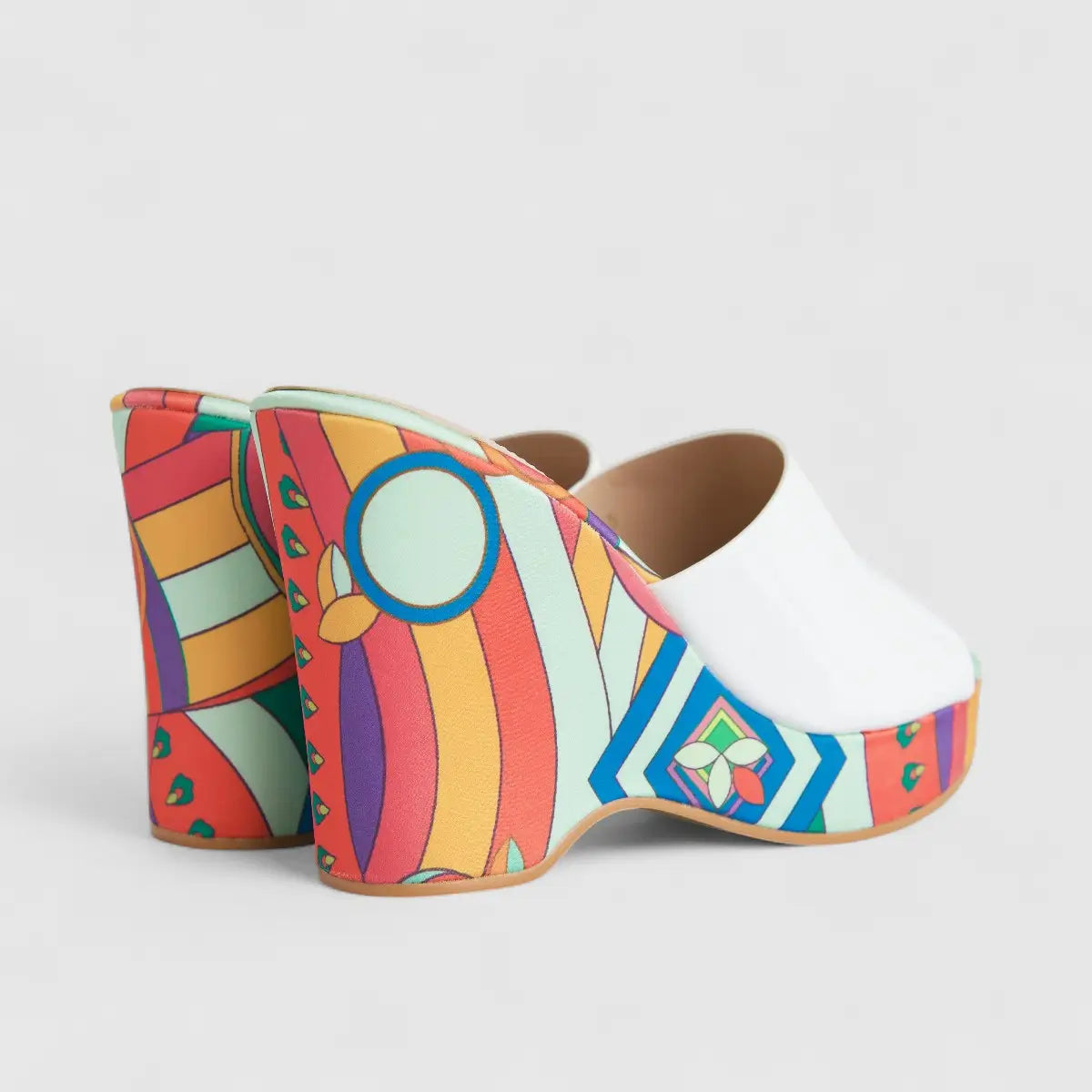 Bulbul Ladies Casual Wedge Sandal White HAR052