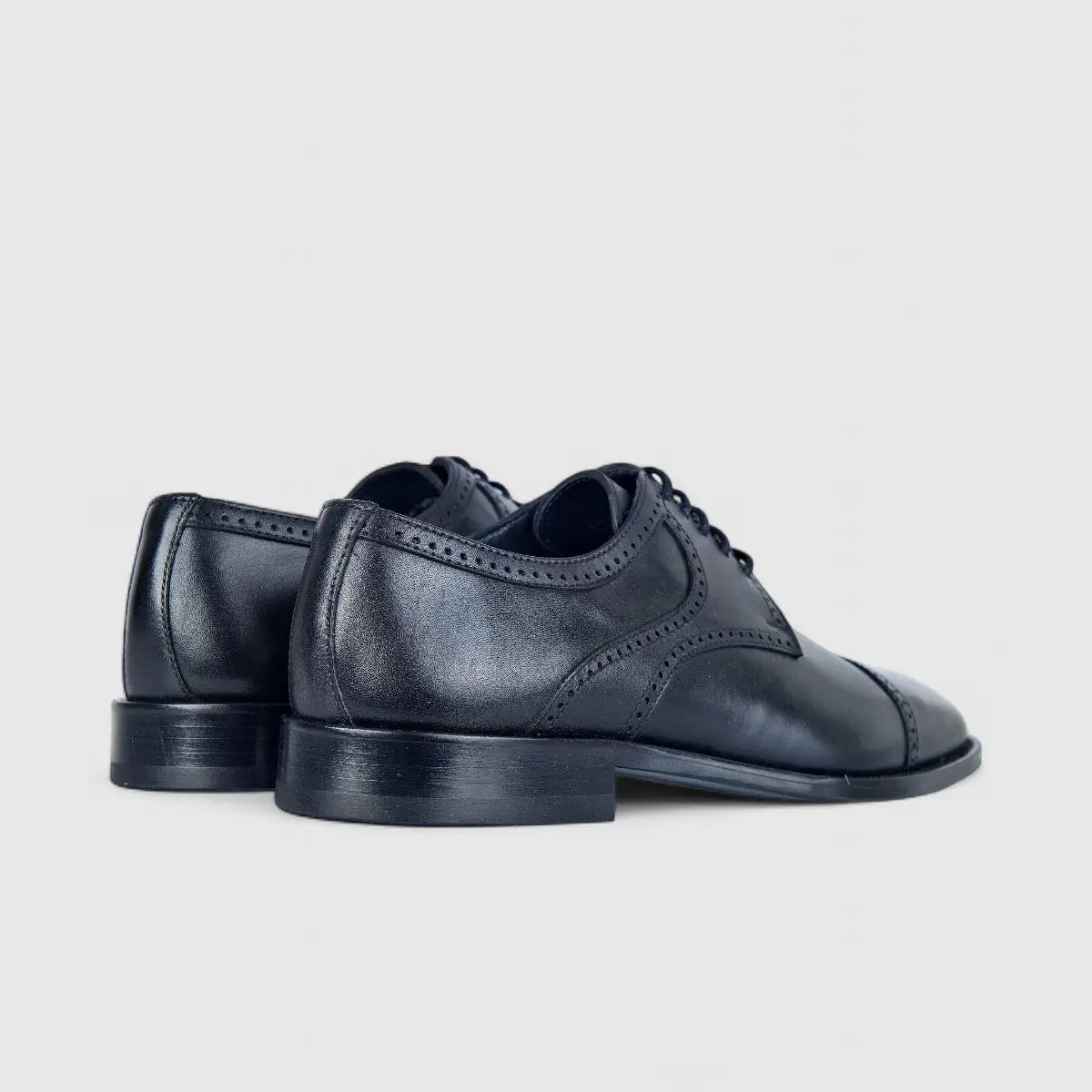 Florsheim Imperial Men's Derby Lace Up Punched Toe Cap Biga 123-19/001 Black EL26 Oxfords | familyshoecentre