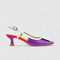 Bulbul Ladies Casual Sling Back HAR032 Purple Multi