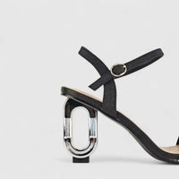 Bulbul Ladies Evening Sandal HAR047 Black