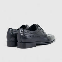 Fabino Men's (UK5 TO UK12) Leather Lace Up Brogue M3220174 Black FB14
