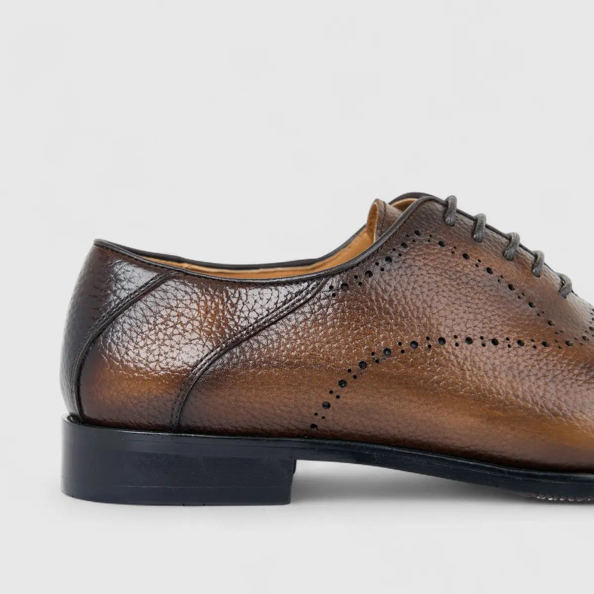 Fabino Men's (UK5 TO UK12) Leather Lace Up M3220151 Brown FB12