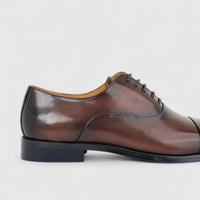 Fabino Men's (UK5 TO UK12) Leather Lace Up M3220161 Brown FB13