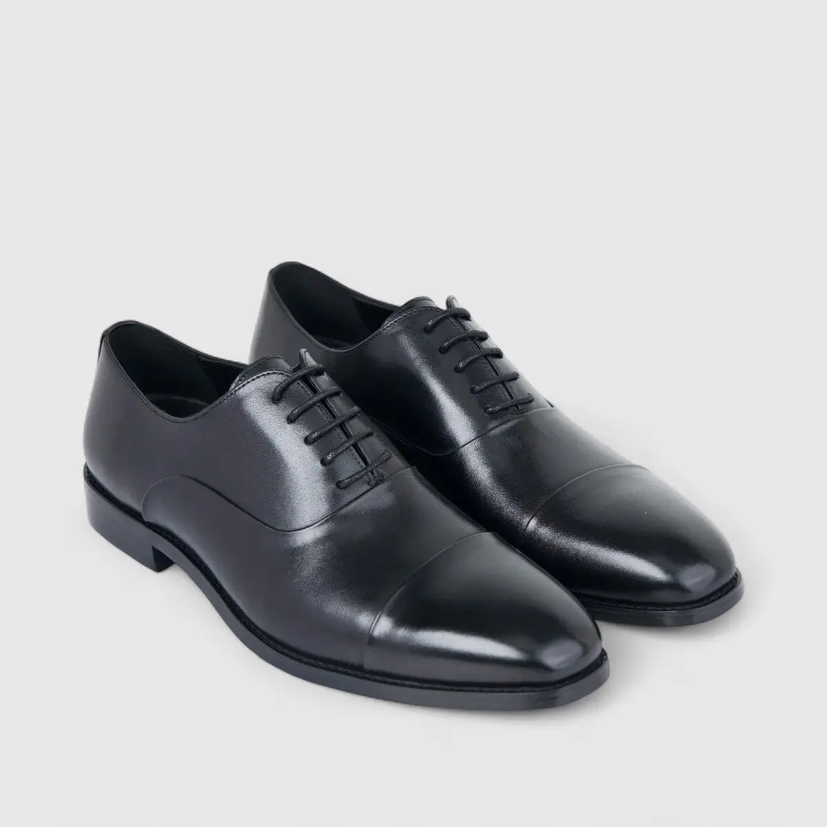 Fabino Men's (UK5 TO UK12) Leather Lace Up M3220161 Black FB7