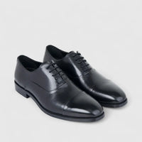 Fabino Men's (UK5 TO UK12) Leather Lace Up M3220161 Black FB7