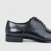 Fabino Men's (UK5 TO UK12) Leather Lace Up M3220161 Black FB7