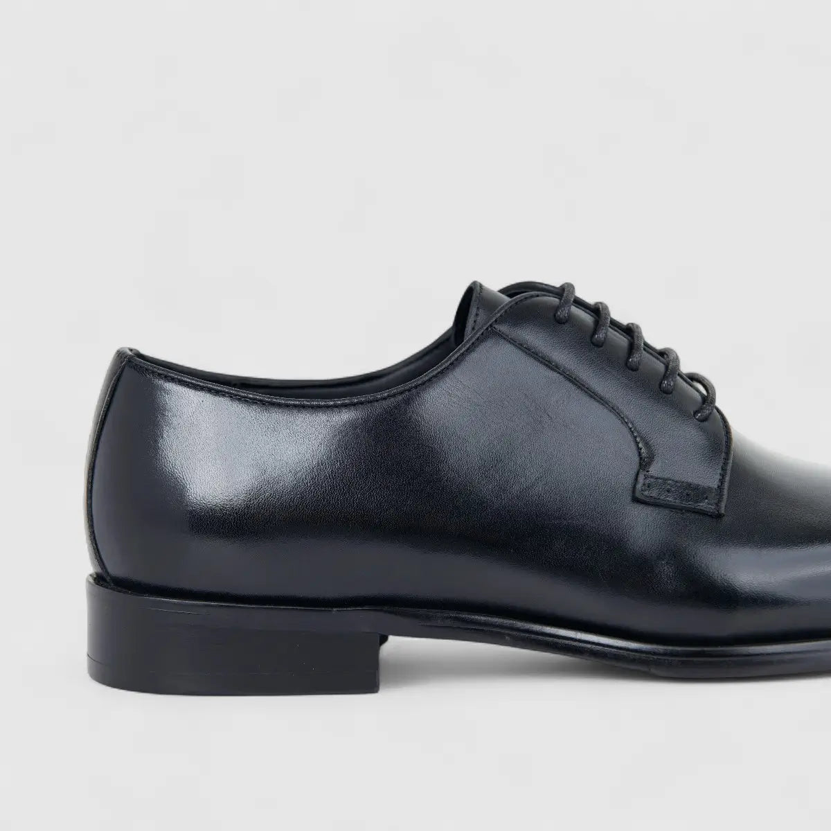 Fabino Men's (UK5 TO UK12) Leather Lace Up M3220162 Black FB10