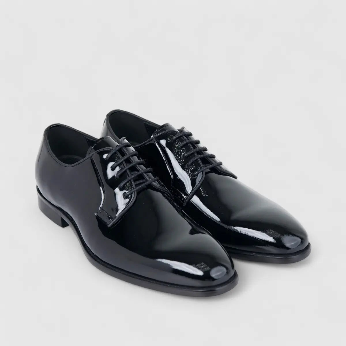Fabino Men's (UK5 TO UK12) Leather Lace Up M3220162 Black Patent FB11