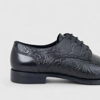 Fabino Men's (UK5 TO UK12) Leather Lace Up M3220170 Black FB5