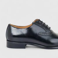 Fabino Men's (UK5 TO UK12) Leather Lace Up M3220187 Black FB1
