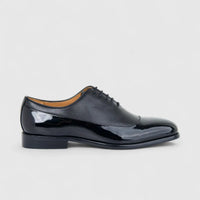 Fabino Men's (UK5 TO UK12) Leather Lace Up M3220189 Black FB2