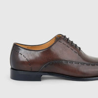 Fabino Men's (UK5 TO UK12) Leather Lace Up M3220191 Brown FB6