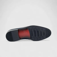 Fabino Men's (UK5 TO UK12) Leather Slip On M3220195 Dark Blue FB16