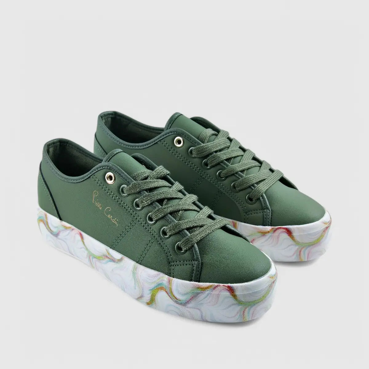 PC Casual Sneaker Olive 10690 PC220 Sneakers | familyshoecentre