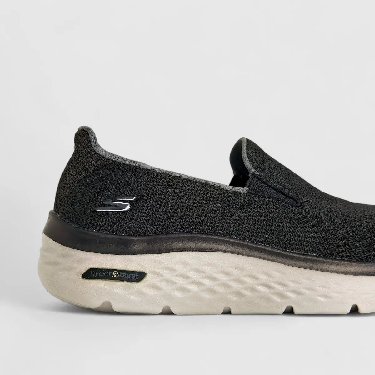 Skechers Men's Comfort Slip On Go Walk Hyper Burst Saunter 216188 Black SM125