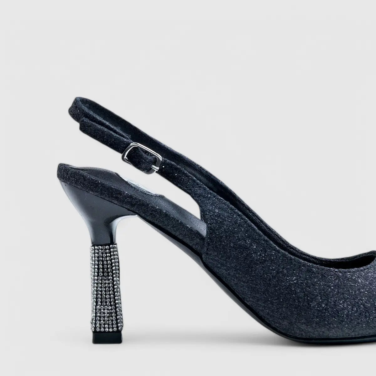 Footwork Dress Heel Evening Shoe Black 01661