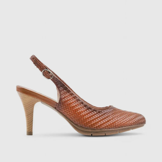 Soft Style By Hush Puppies Utara Sling Back Court Tan  01536