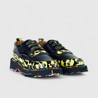 Rovigo Oxfords Yellow/Black 205444 Oxfords | familyshoecentre