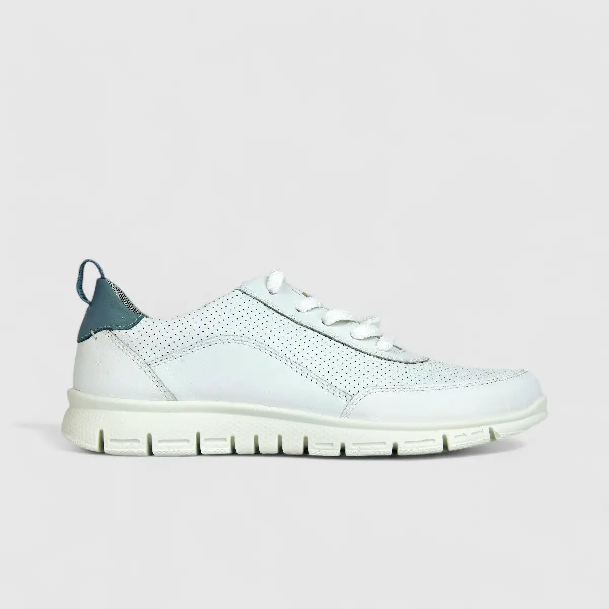 Hotter Ladies Comfort Sneaker Gravity 2 White /Sage HT73