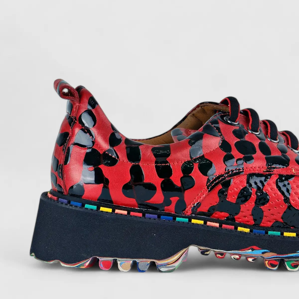 Rovigo Oxfords Red Multi 333 Oxfords | familyshoecentre