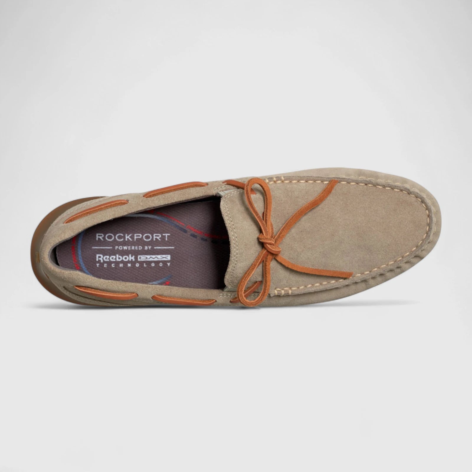 Rockport DMXDunphy Suede loafer Beige RP20 Loafers | familyshoecentre