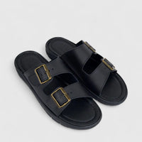 Filo Men's Casual Push In Sandal Trey 006 Black NM3