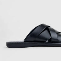 Filo Men's Casual Thong Sandal D551 Black NM7