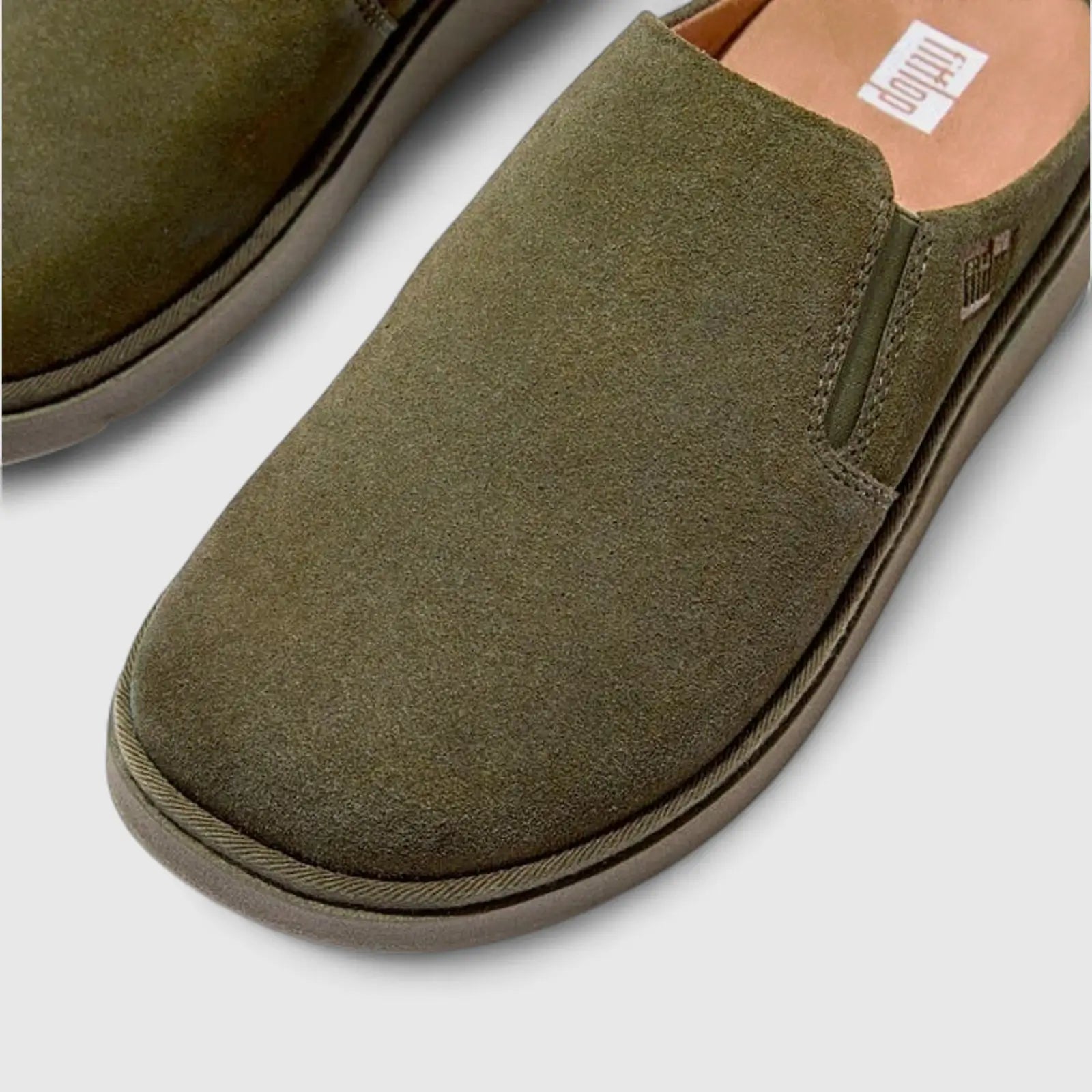 Fit Flop Ladies Comfort Gen-FF Elasticated Mule IF6-B77 Olive FP115