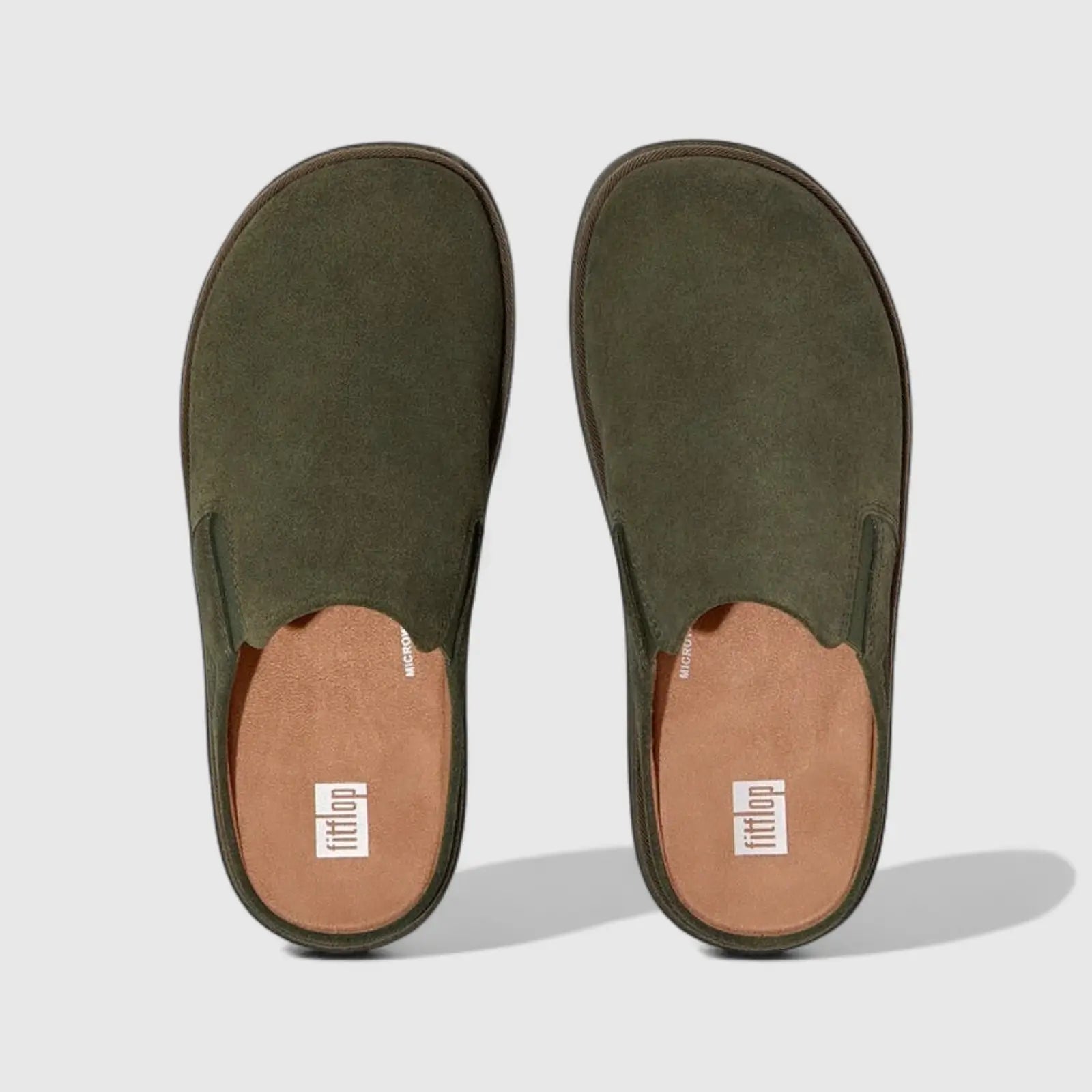 Fit Flop Ladies Comfort Gen-FF Elasticated Mule IF6-B77 Olive FP115