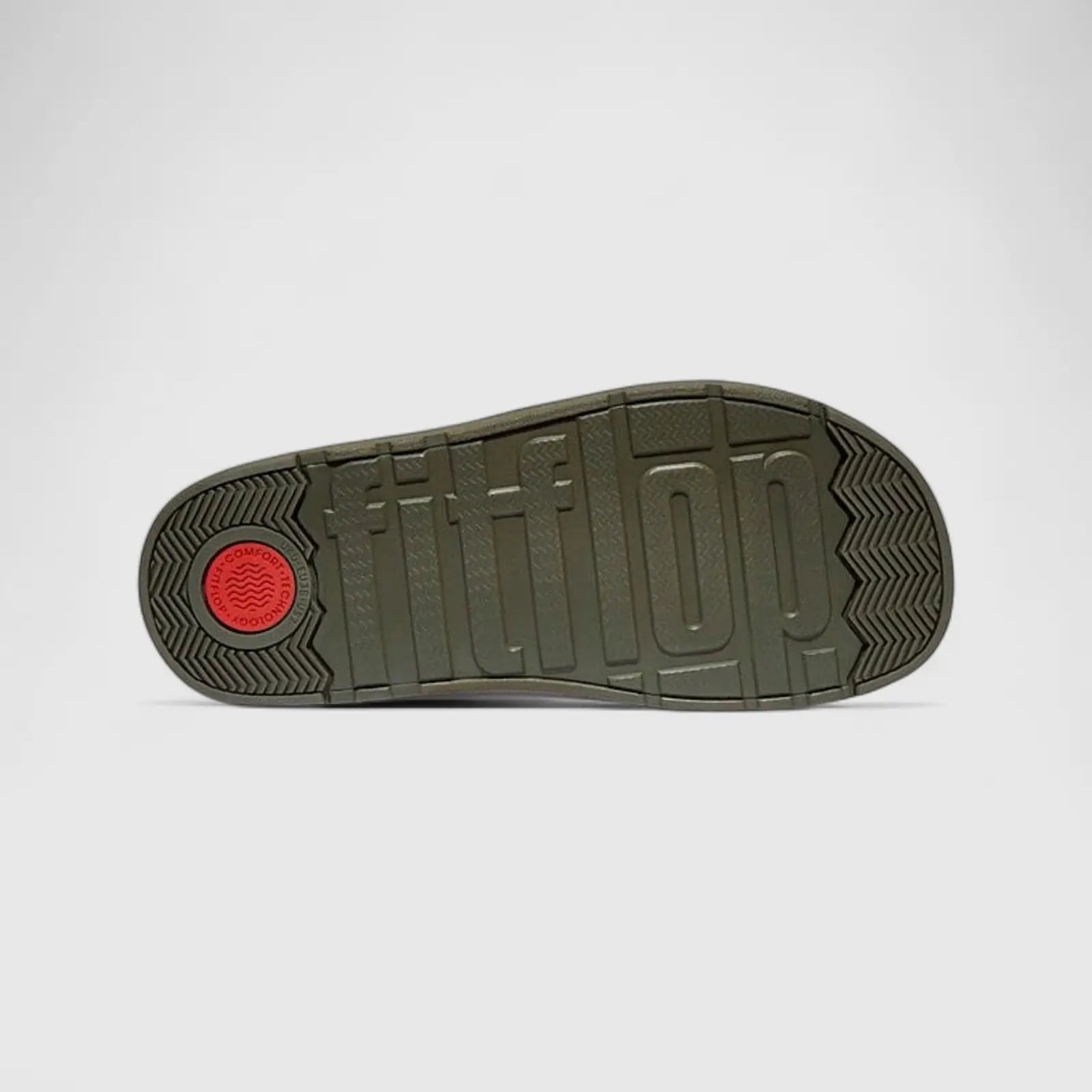 Fit Flop Ladies Comfort Gen-FF Elasticated Mule IF6-B77 Olive FP115