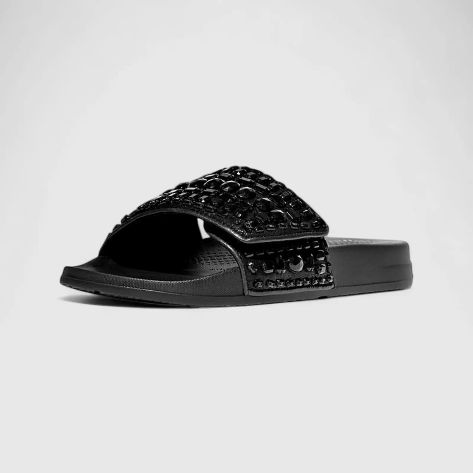 Fit Flop Ladies Comfort Slide I Qushion Multi Crystal JB1-090 Black FP102