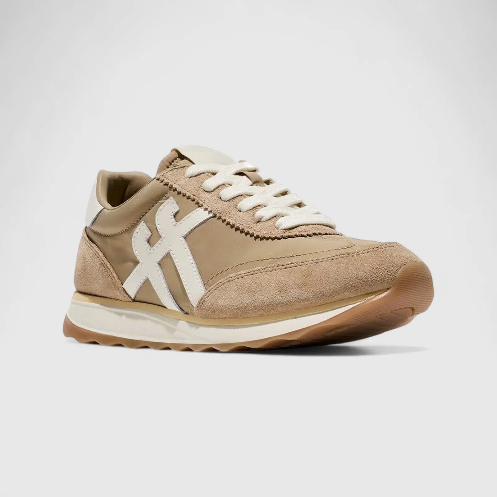 Fit Flop Ladies Comfort Sneaker Retro-Q A5P-E08 Cappucino Cream FP113